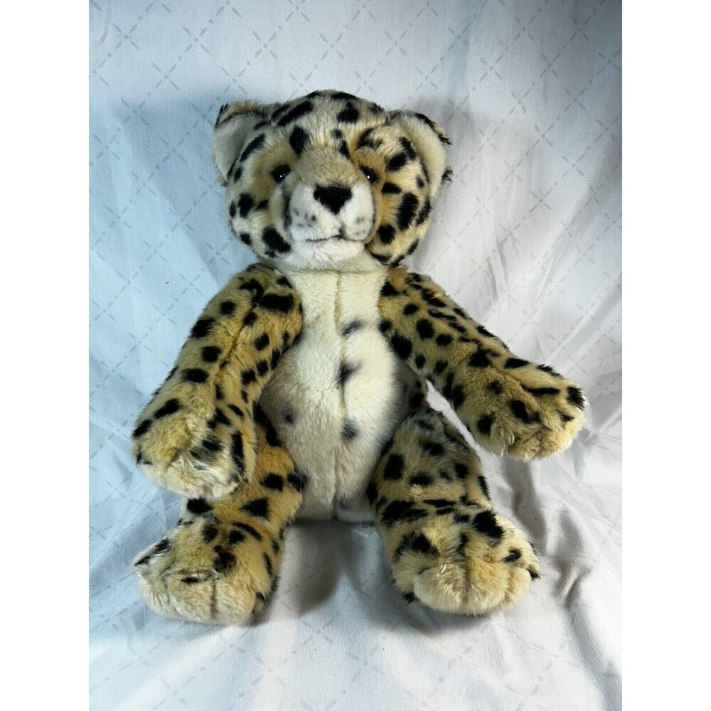 Build A Bear WWF 2007 Plush  Leopard Cheetah Stuffed Animal Meow Noise